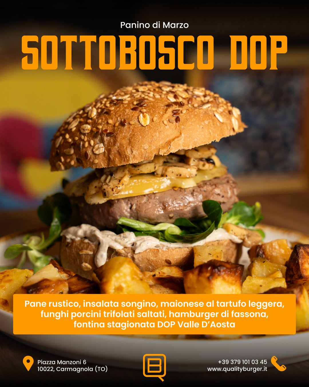 Fiera 74 Panino di novembre di quality burger 