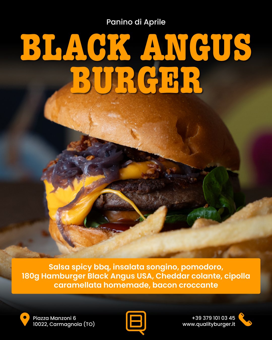 Fiera 74 Panino di novembre di quality burger 