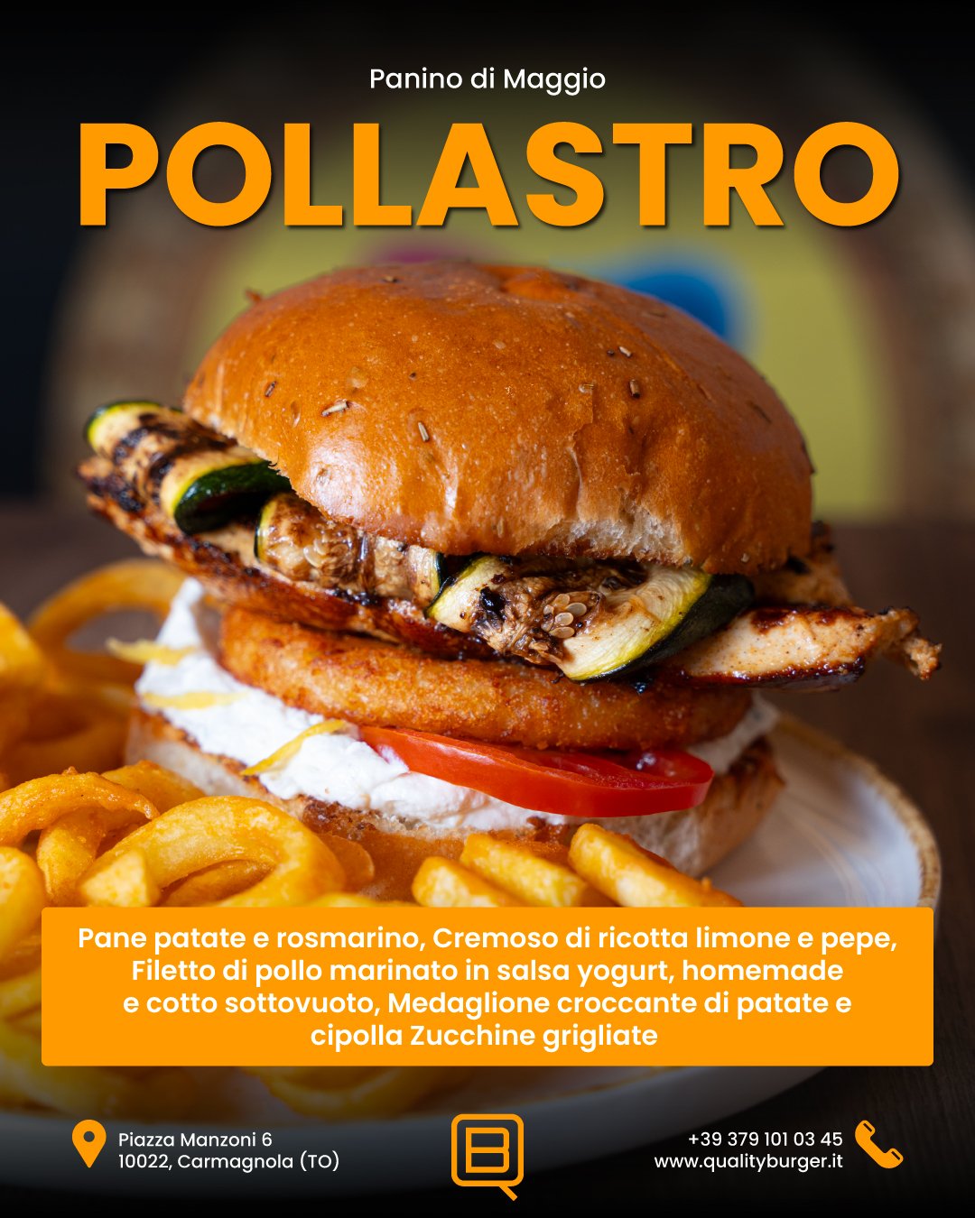 Fiera 74 Panino di novembre di quality burger 