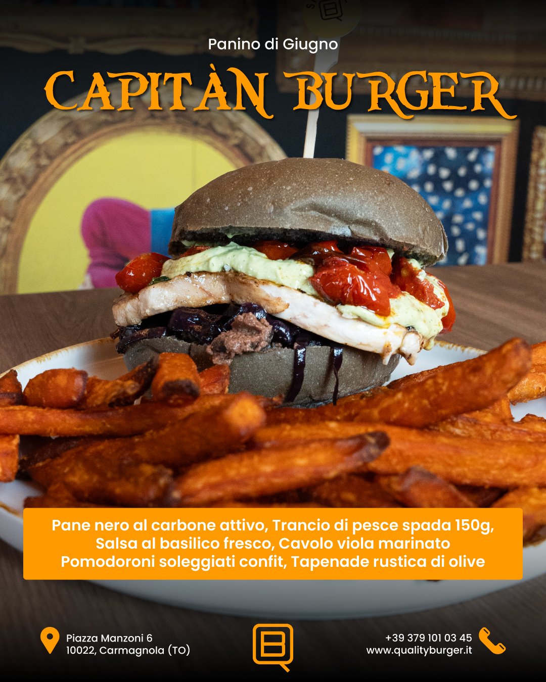Fiera 74 Panino di novembre di quality burger 