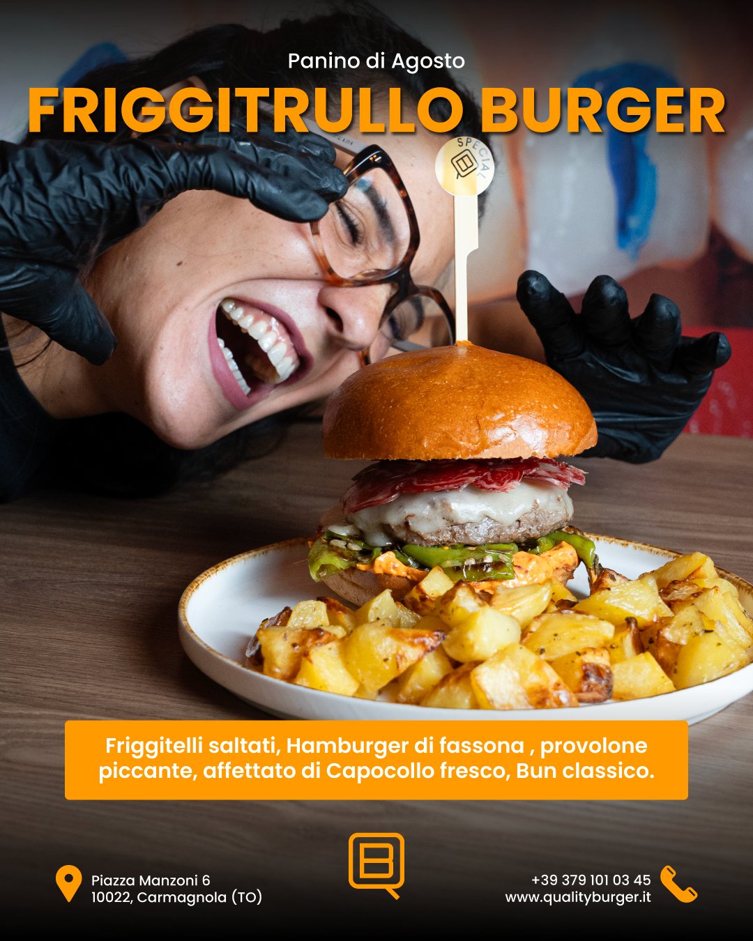 Fiera 74 Panino di novembre di quality burger 