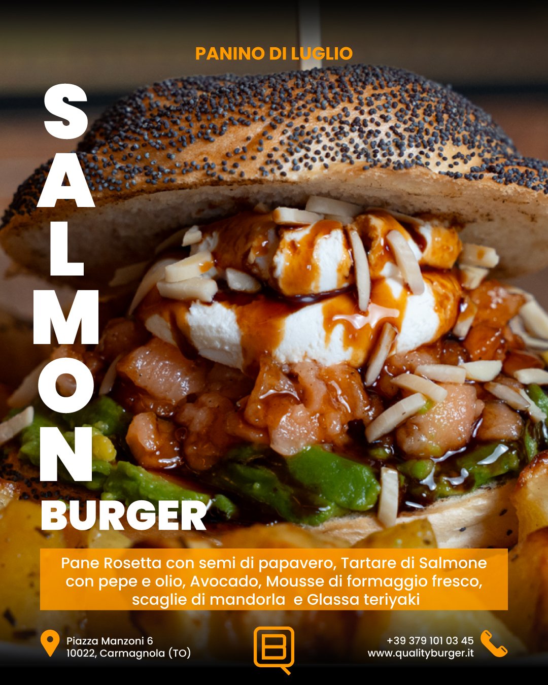 Fiera 74 Panino di novembre di quality burger 
